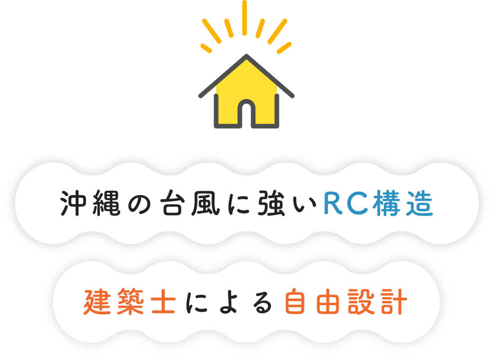 沖縄の台風に強いRC構造・建築士による自由設計